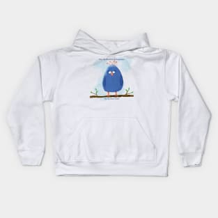 Bluebird of Happiness Kids Hoodie